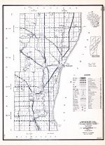 Ozaukee County, Wisconsin State Atlas 1956 Highway Maps